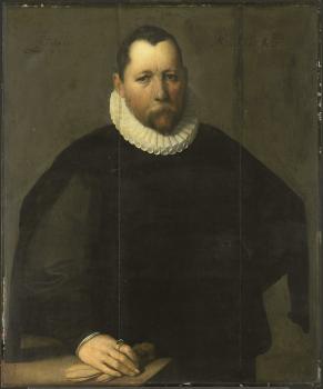 科內利 凡 哈勒姆 Portrait of Pieter Jansz Kies